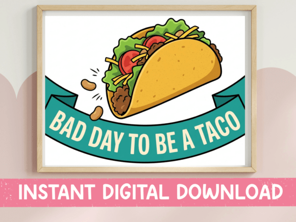 Bad Day to Be a Taco: A Funny Design for Serious Laughs