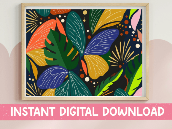 Bring the Jungle Home with Bold Tropical Butterfly Pattern