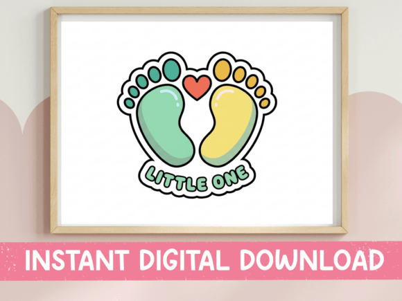 Capturing Tiny Moments: The Little One Baby Footprints Design