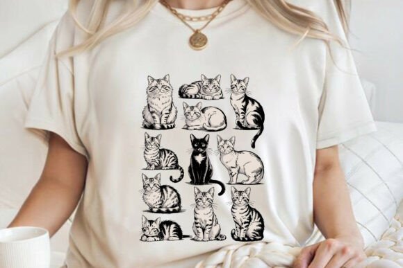 Embrace the Nostalgia: The Cats 90s Vintage Tshirt Aesthetics SVG