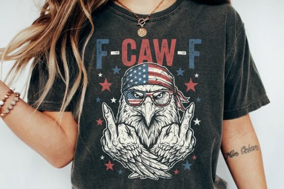 F-CAW-F: The Bald Eagle Font for a Rebellious Edge