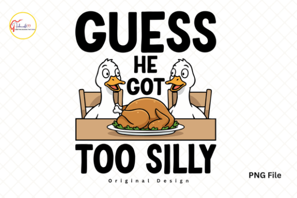 Goose Turkey Dinner Thanksgiving PNG: A Meme-Inspired Design Asset