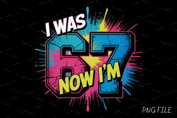 I Was 6 Now I'm 7: The Ultimate Glow-Up Birthday Graphic